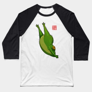 Frog Cat Stretch Baseball T-Shirt